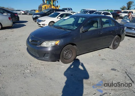 2012 Toyota Corolla Le z USA, uszkodzony, nr VIN 2T1BU4EE6CC846314